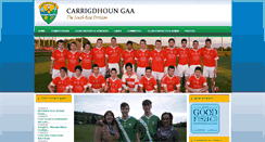 Desktop Screenshot of carrigdhoungaa.com